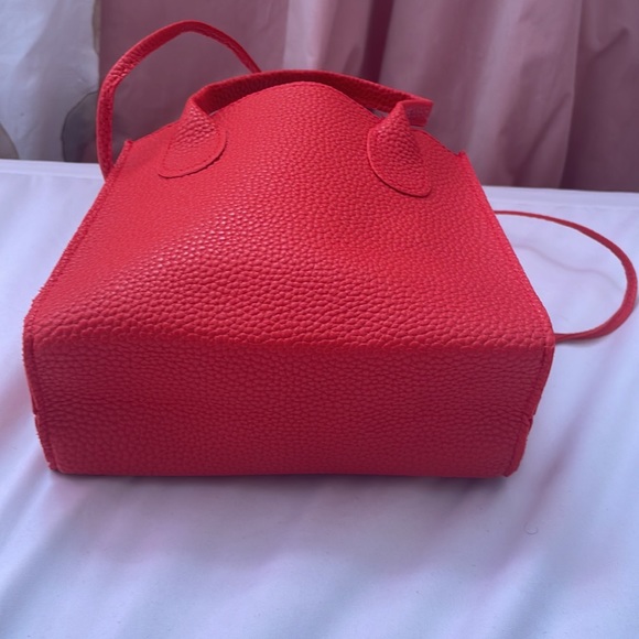 Mini red shoulder crossbody bag - Picture 5 of 6